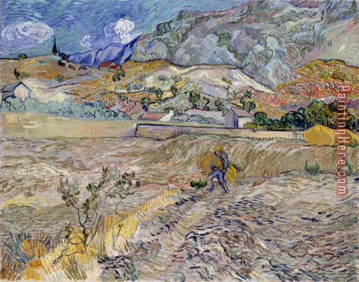 Vincent van Gogh Landscape at Saint-Remy